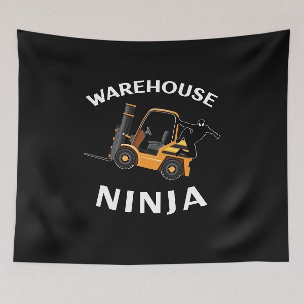 Item preview, Forklift Ninja, Warehouse Ninja NFGW designed and sold by TeamsterLife.