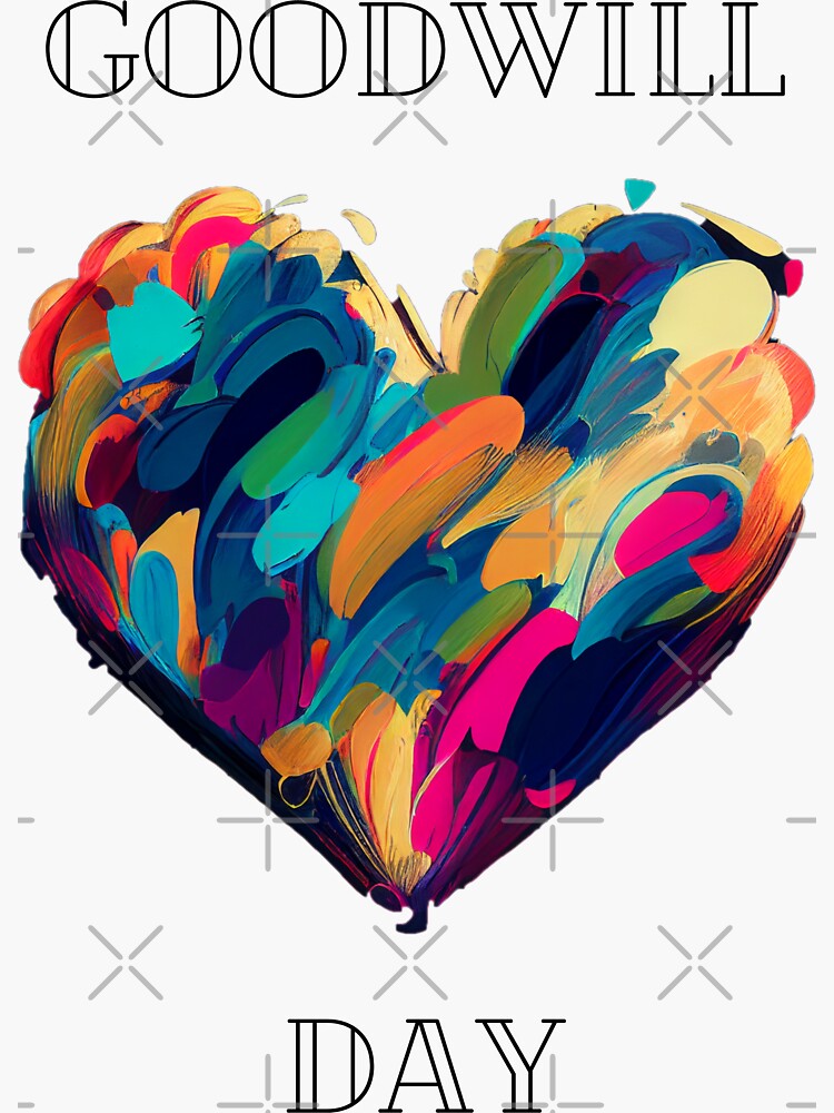 "Goodwill Day" Sticker for Sale by schizarty Redbubble