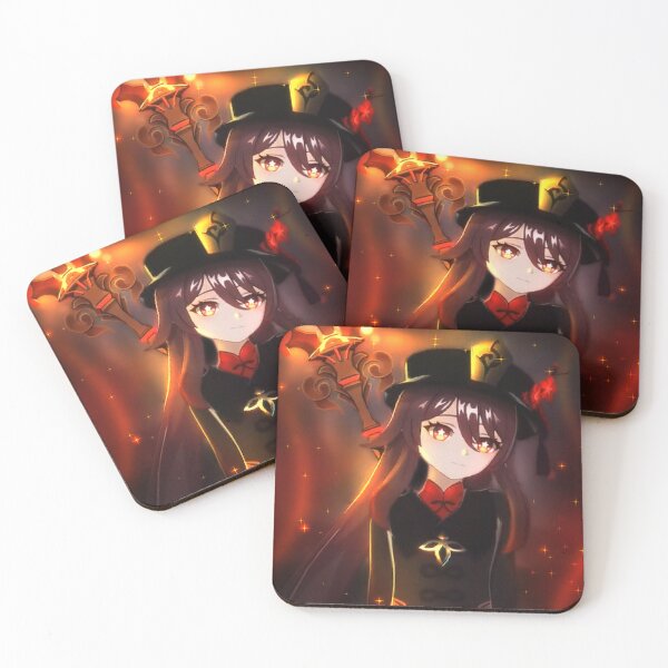 Artikelvorschau, Hutao Pyro Waifu Genshin-Aufprall entworfen und verkauft von SegaJenkins.