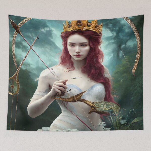 Item preview, The Archeress in Time designed and sold by @adorcharm Modern & Classic AI Art.