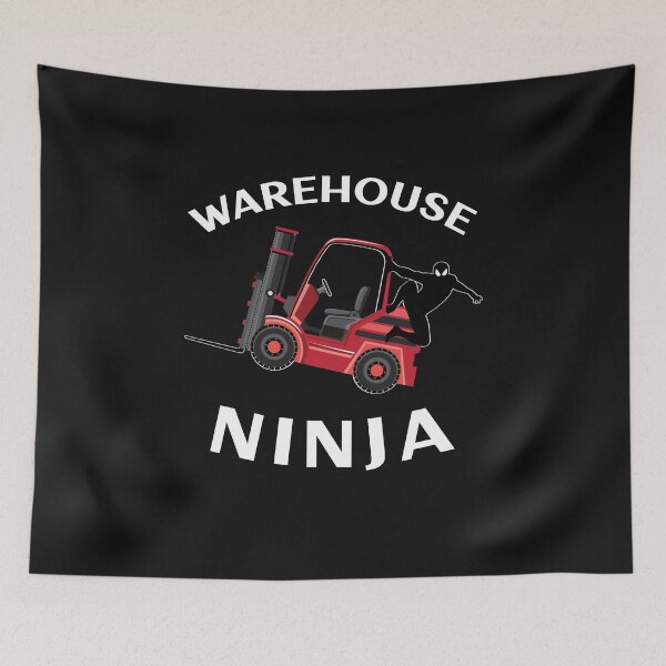 Item preview, Forklift Ninja, Warehouse Ninja NFRW designed and sold by TeamsterLife.