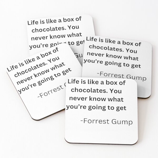 Item preview, Forrest Gump Quotes designed and sold by dfxupt.
