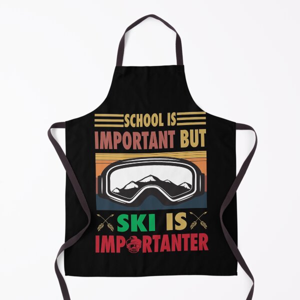 Item preview, School Is Important But Ski Is Importanter Vintage designed and sold by Mannoucha ⭐⭐⭐⭐⭐ ( 1,978 reviews ).