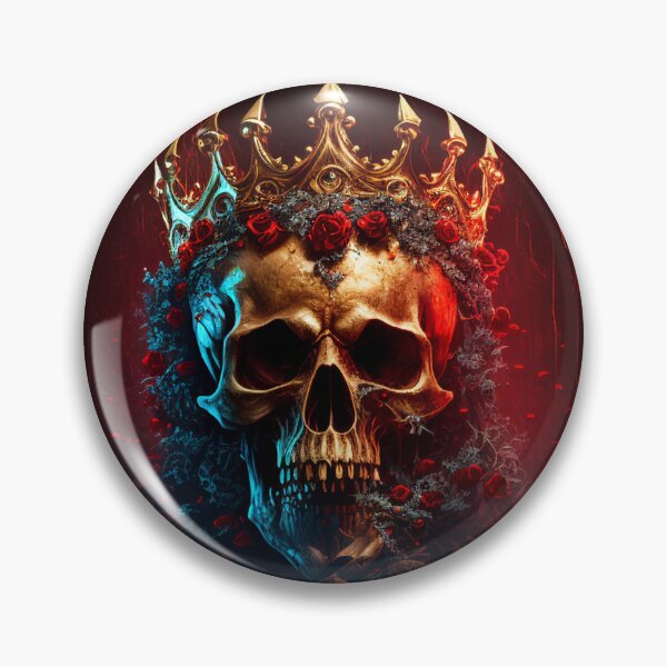 Item preview, Skull with Flower Crown designed and sold by JABG-01.