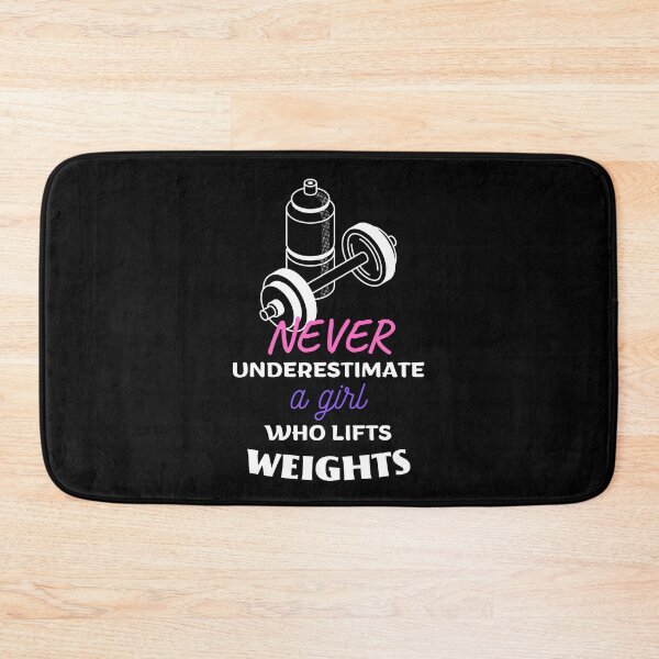 Item preview, Never Underestimate A Girl Who Lifts Weights designed and sold by xJolene.