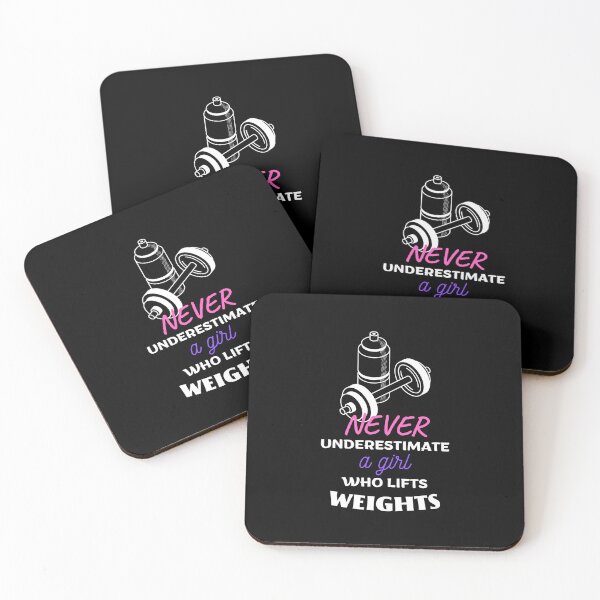 Item preview, Never Underestimate A Girl Who Lifts Weights designed and sold by xJolene.