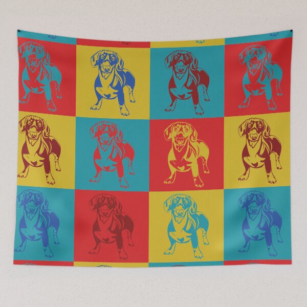 Item preview, Pop Art Dachshund Cute designed and sold by Hic21.