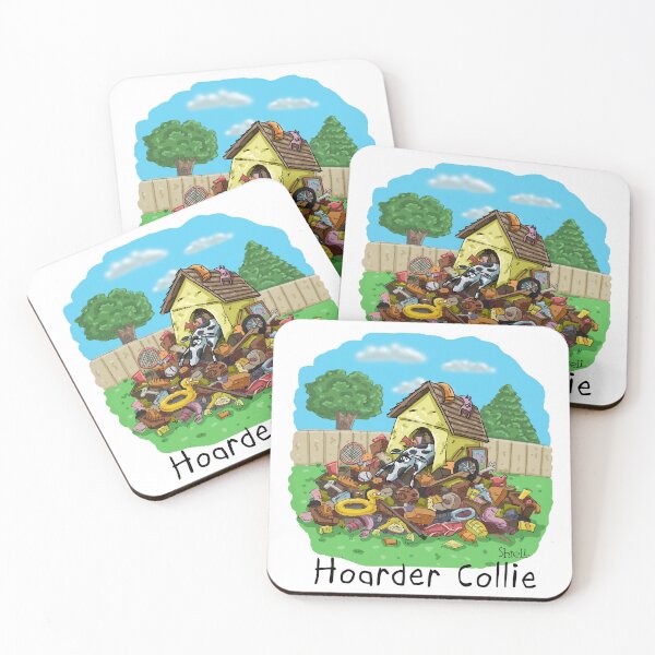 Item preview, Hoarder Collie designed and sold by wanderingmelon.