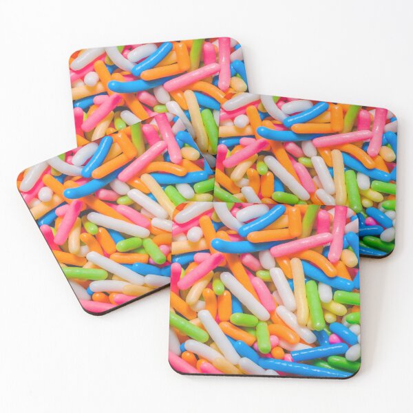 Item preview, Colorful Vermicelli Sprinkles Macro Photograph designed and sold by patternsoup.