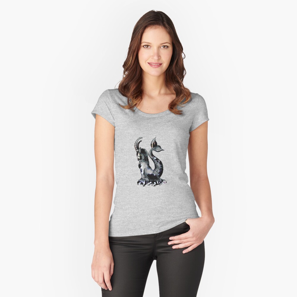Item preview, Fitted Scoop T-Shirt designed and sold by oodelally.