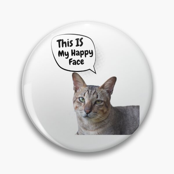 Aperçu de l'œuvre Chat drôle disant autocollant chat grincheux Sticker créée et vendue par Linzy92.