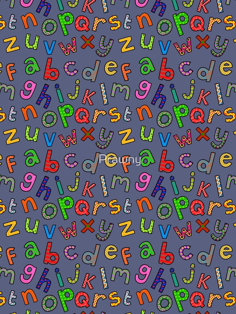 Hand Drawn Letters of the Alphabet by Prawny