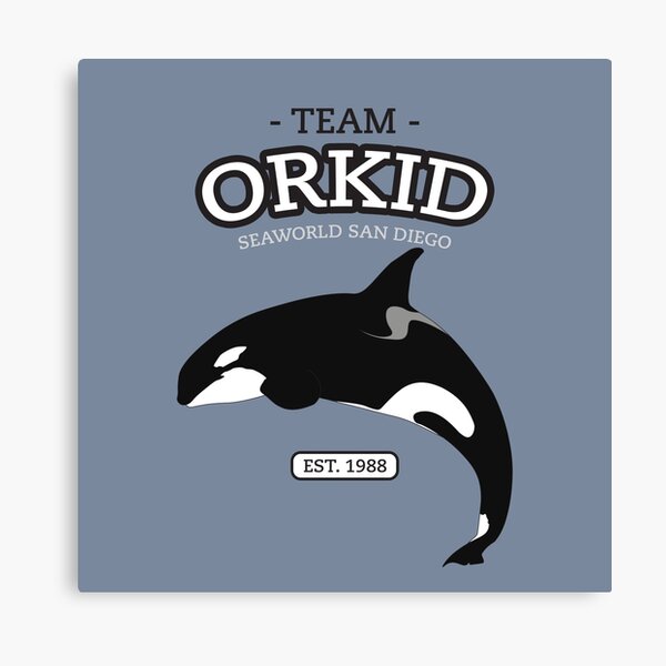 Team Shamu - Orkid Canvas Print