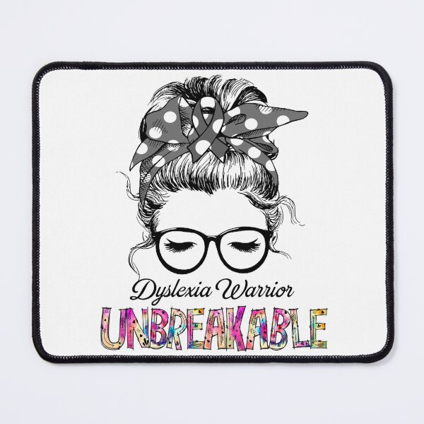 Item preview, Dyslexia Warrior - UNBREAKABLE - Dyslexia Ribbon designed and sold by Tifrop.