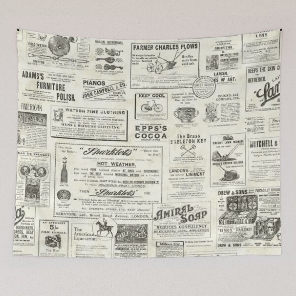 Item preview, Vintage Newspaper design merch designed and sold by coolkiwie.