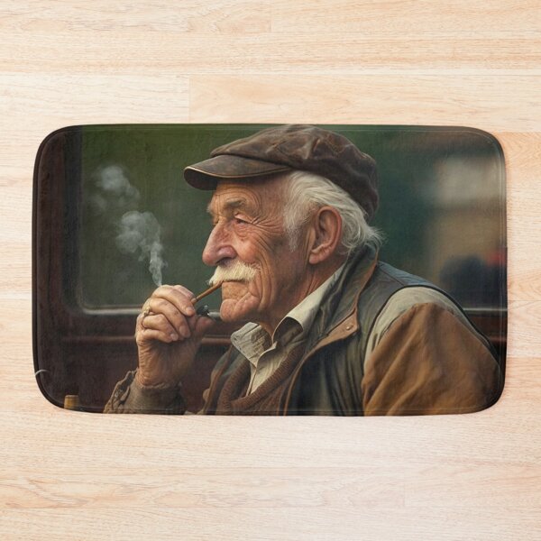 Item preview, old man // coffee shop designed and sold by Shagrah.