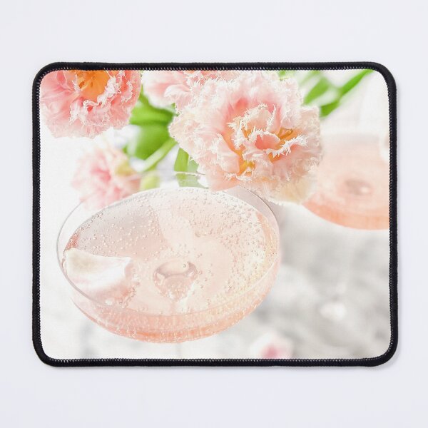 Item preview, Blush Pink Drinks, Pink Flower Drink designed and sold by newburyboutique.