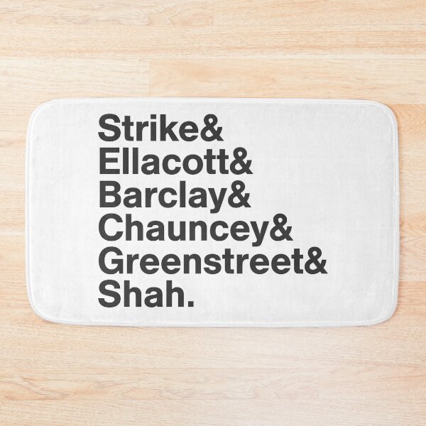 Item preview, Cormoran Strike - Detective Agency Employees (The Ink Black Heart) designed and sold by wxnw-designs.