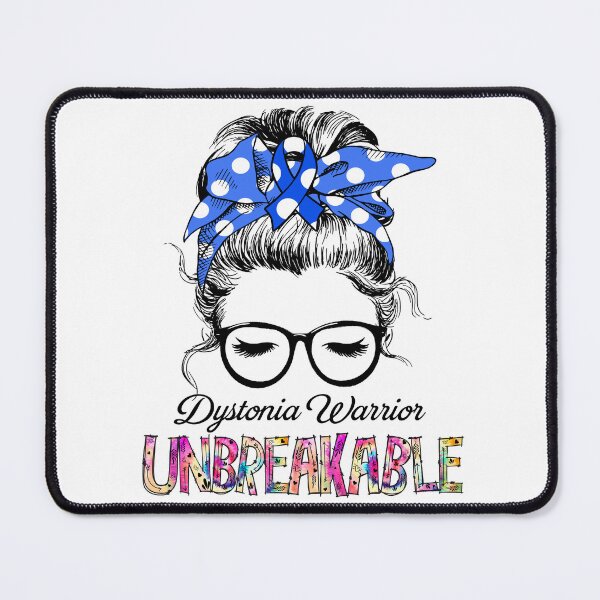 Item preview, Dystonia Warrior - UNBREAKABLE - Dystonia Ribbon designed and sold by Tifrop.