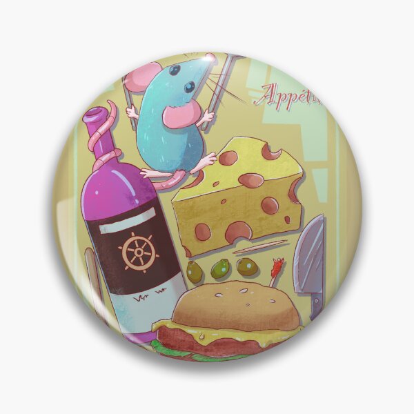 Item preview, Bon Appétit Fine Dining Mouse designed and sold by CassArtsStudio.