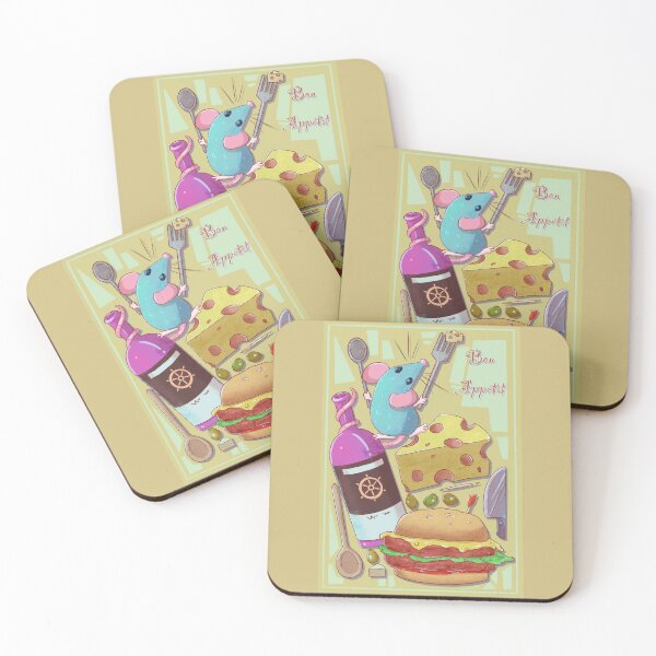 Item preview, Bon Appétit Fine Dining Mouse designed and sold by CassArtsStudio.
