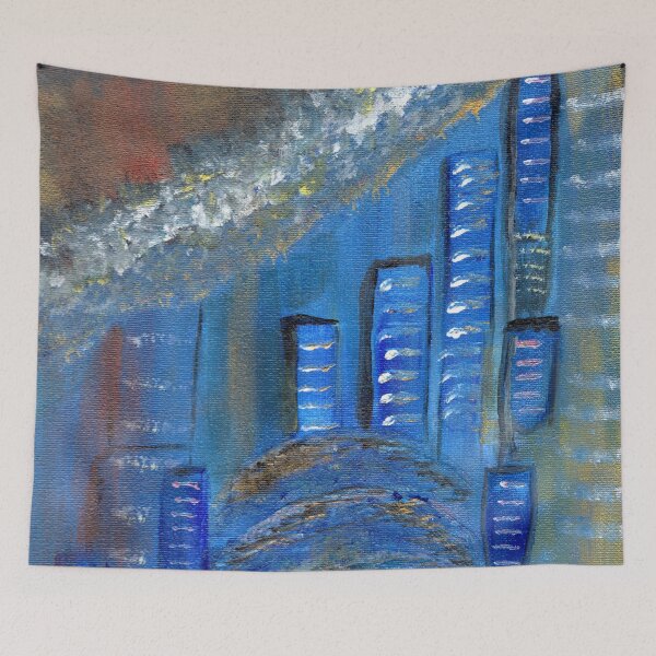 Item preview, The Blue City designed and sold by Karmyn Tyler.