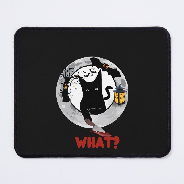 Item preview, Black Cat Pushing Christmas Tree Over husband  designed and sold by SalahStore2004.