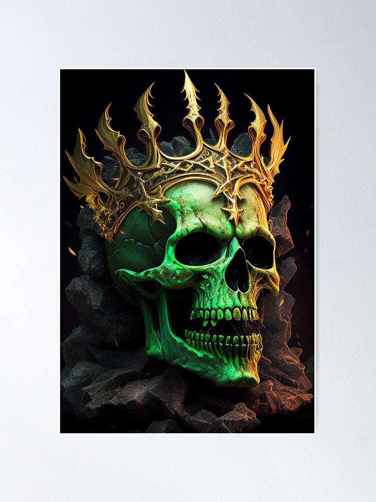 Skull with Crown