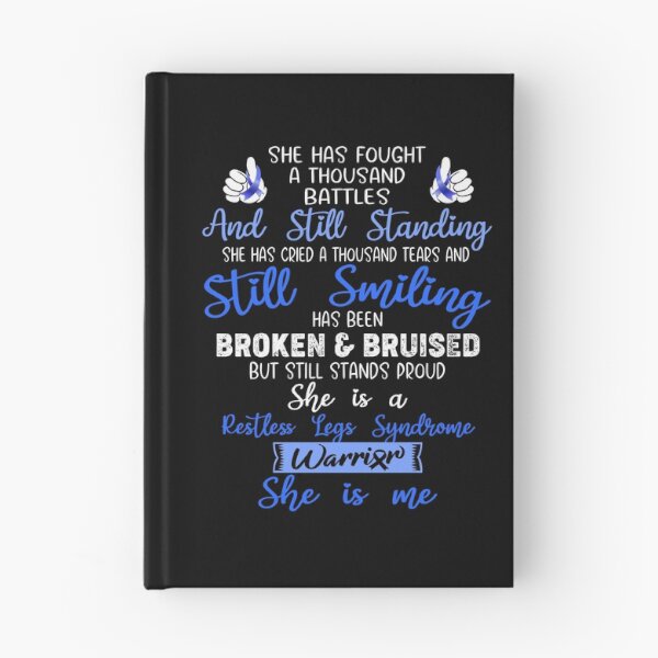 Item preview, Restless Legs Syndrome Warrior SHE IS ME - Support Restless Legs Syndrome Fighter Gifts designed and sold by Berriosly.