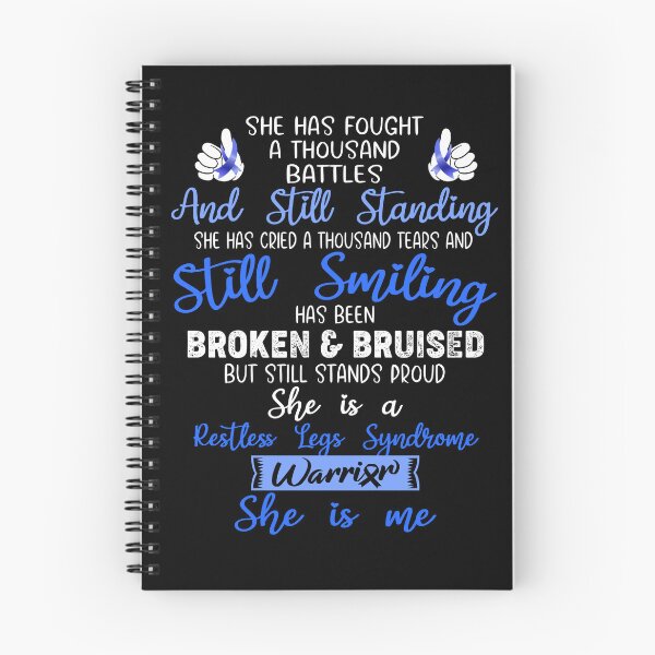 Item preview, Restless Legs Syndrome Warrior SHE IS ME - Support Restless Legs Syndrome Fighter Gifts designed and sold by Berriosly.