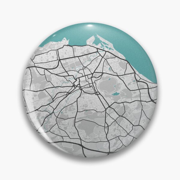 Item preview, Edinburgh Scotland UK Map - Minimal Style w/ Roads designed and sold by wxnw-designs.