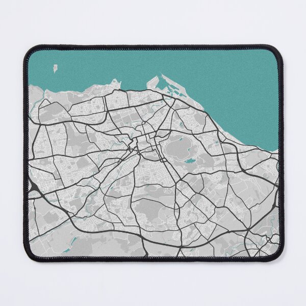 Item preview, Edinburgh Scotland UK Map - Minimal Style w/ Roads designed and sold by wxnw-designs.