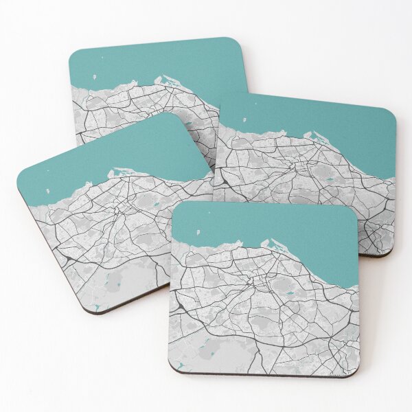 Item preview, Edinburgh Scotland UK Map - Minimal Style w/ Roads designed and sold by wxnw-designs.