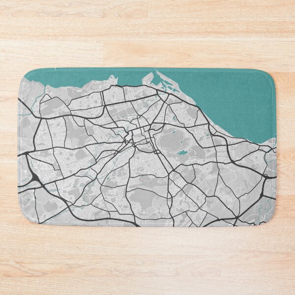Item preview, Edinburgh Scotland UK Map - Minimal Style w/ Roads designed and sold by wxnw-designs.