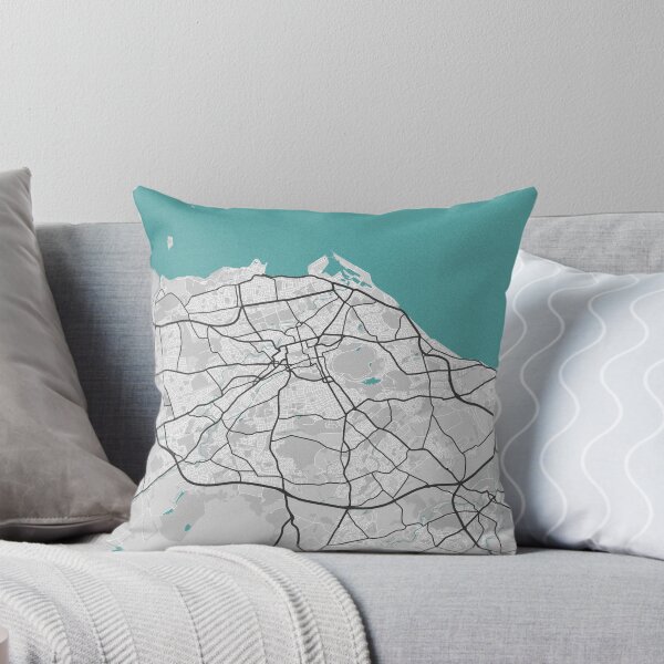 Item preview, Edinburgh Scotland UK Map - Minimal Style w/ Roads designed and sold by wxnw-designs.