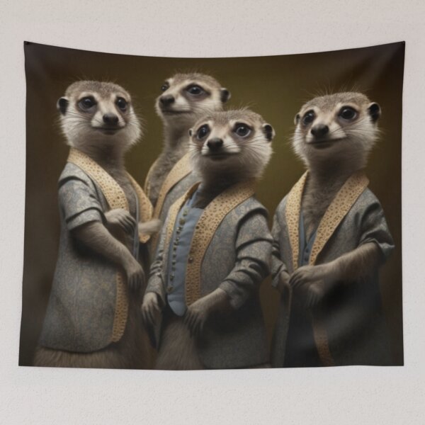 Item preview, "Posh Meerkats: la única manera de lucir sofisticado y elegante" designed and sold by rdreubss7.