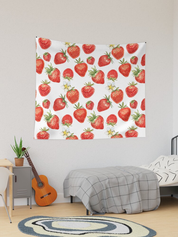 Strawberry tapestry best sale