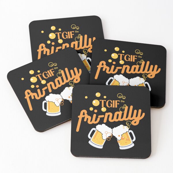 Item preview, TGIF Fri-Nally, Thank God Is Friday Finally! Let's go for a bubbly beer! designed and sold by Ching Teoh.