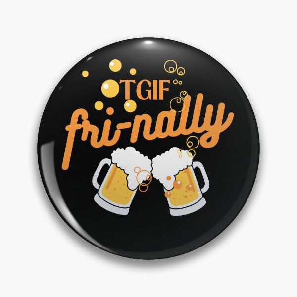 Item preview, TGIF Fri-Nally, Thank God Is Friday Finally! Let's go for a bubbly beer! designed and sold by Ching Teoh.