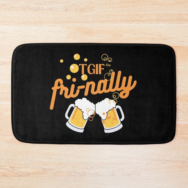 Item preview, TGIF Fri-Nally, Thank God Is Friday Finally! Let's go for a bubbly beer! designed and sold by Ching Teoh.