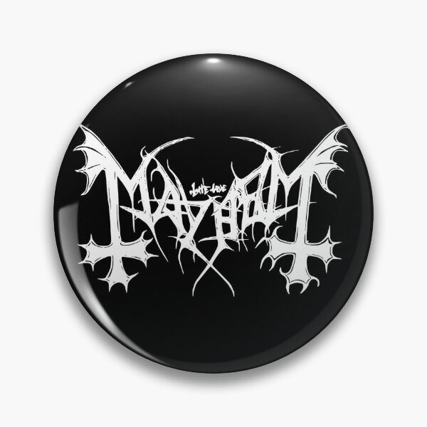Item preview, Mayhem Black Metal Logo designed and sold by 4angelgoth4.