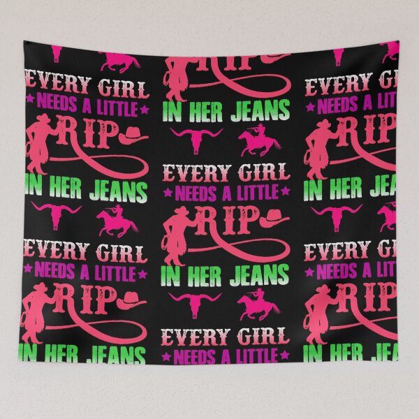 Item preview, Every Girl Needs A Little Rip In Her Jeans  designed and sold by WoodburyLake.