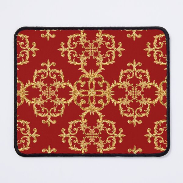 Item preview, Orange and Gold Baroque Ornamental Seamless Pattern designed and sold by Branislava Tir .