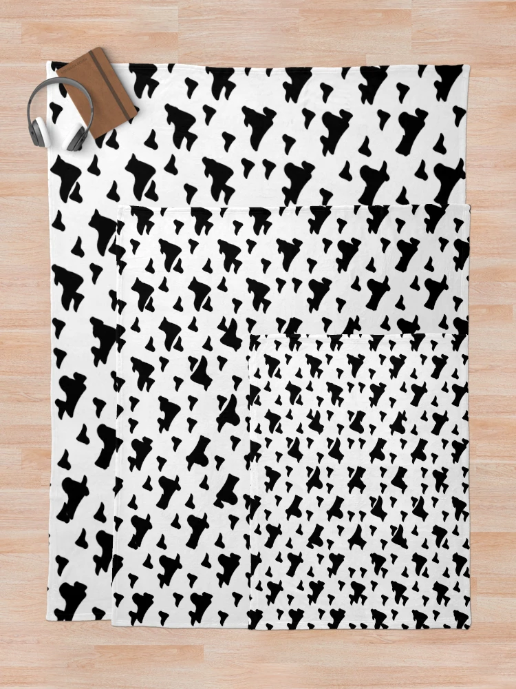 Thumbnail 5 of 6, Throw Blanket, Random Abstract Pattern designed and sold by mrtraz.