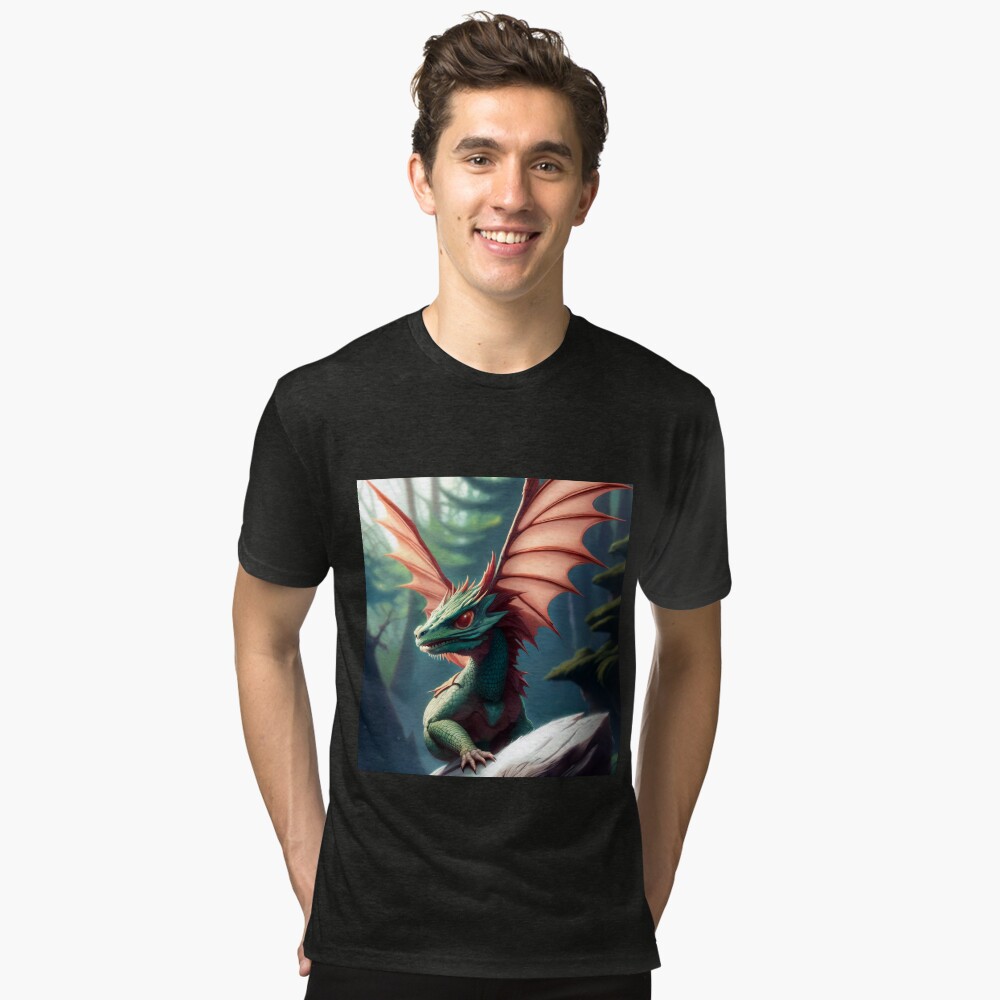 Item preview, Tri-blend T-Shirt designed and sold by dragynrain.