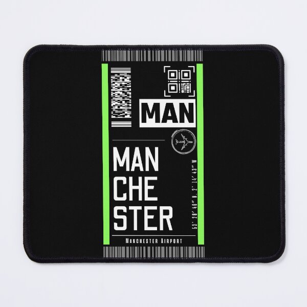 Item preview, MANCHESTER MAN [Black] classic luggage tag travel stickers designed and sold by LeddsoDello.