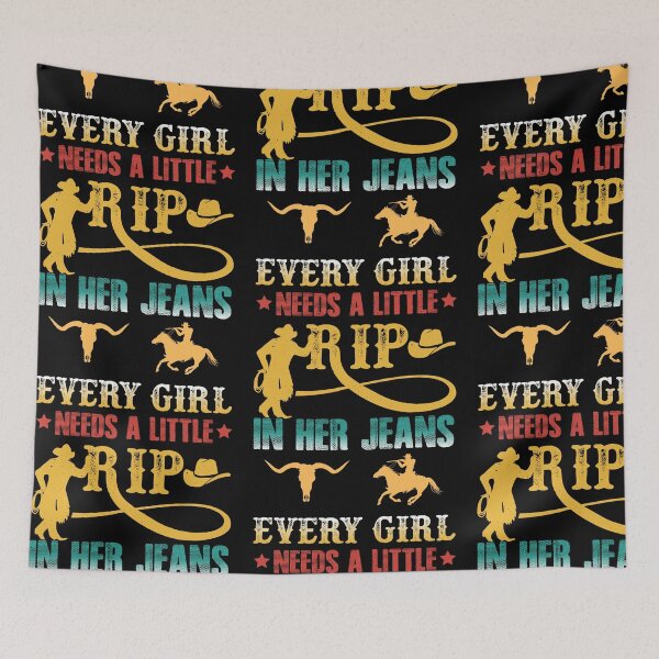 Item preview, Every Girl Needs A Little Rip In Her Jeans  designed and sold by WoodburyLake.