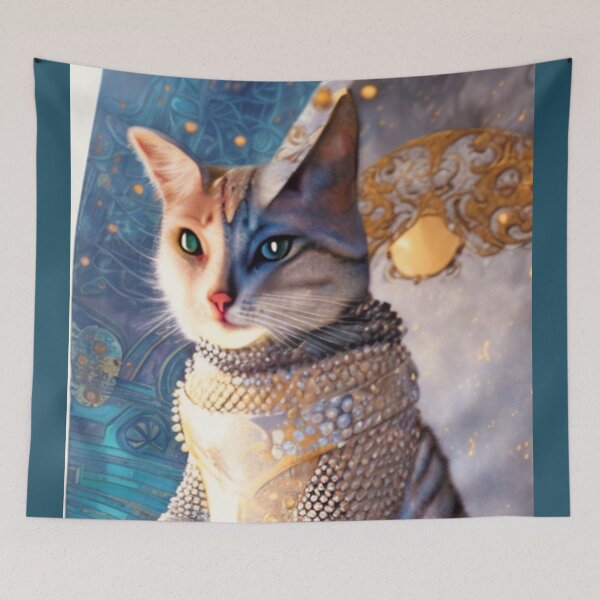Item preview, Silver armor knight cat: Milady designed and sold by Dendros-Studio.