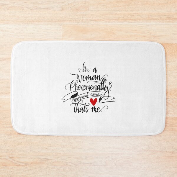 Item preview, Red Heart I'm A Woman Phenomenally. Phenomenal Woman That's Me Quote- PNG designed and sold by mydabug.