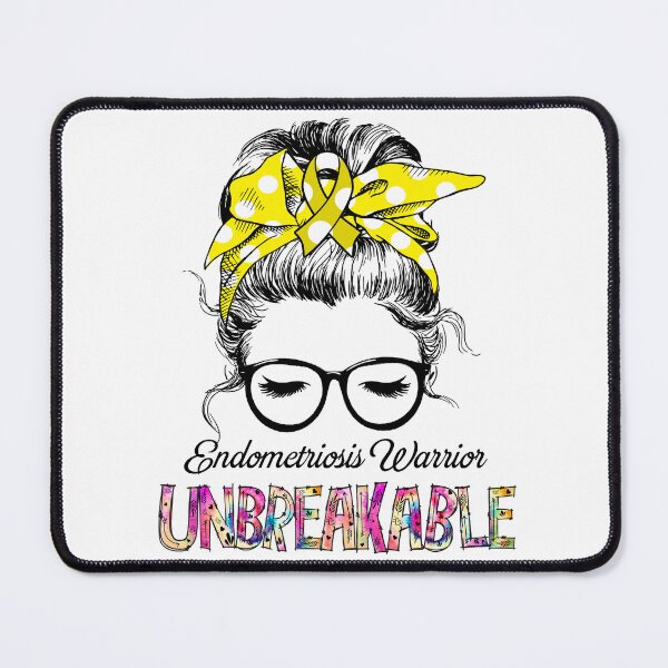 Item preview, Endometriosis Warrior - UNBREAKABLE - Endometriosis Ribbon designed and sold by Tifrop.